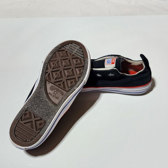 Girls’ Converse All Star Slip-On Sneakers – Stars & Stripes | Size 2 - Picture 3 of 6